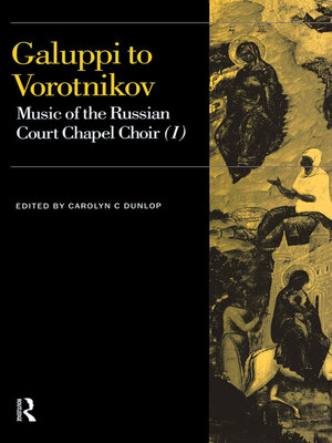 cover image of Galuppi to Vorotnikov